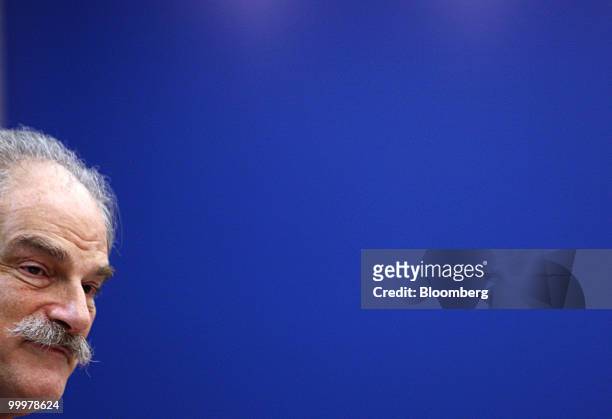 John Lipsky, first deputy managing director at the International Monetary Fund , listens during a news conference in Tokyo, Japan, on Wednesday, May...