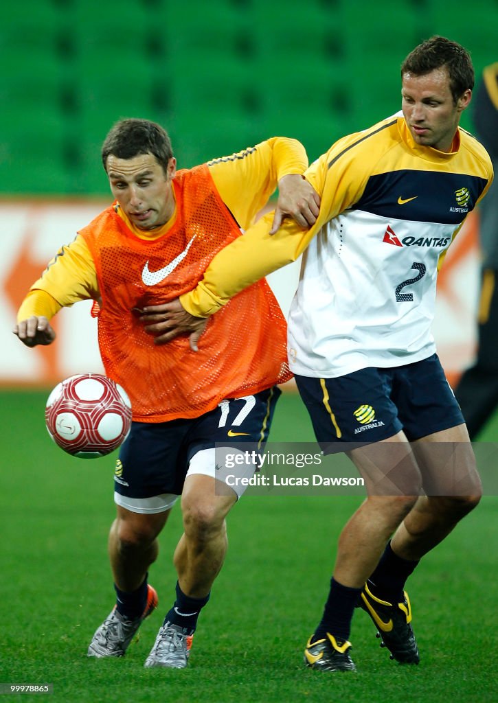 Socceroos Team Photo & Training Session