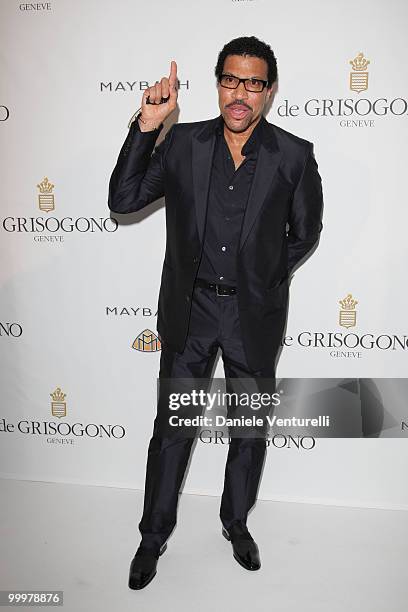 Musician Lionel Richie attends the de Grisogono party at the Hotel Du Cap on May 18, 2010 in Cap D'Antibes, France.