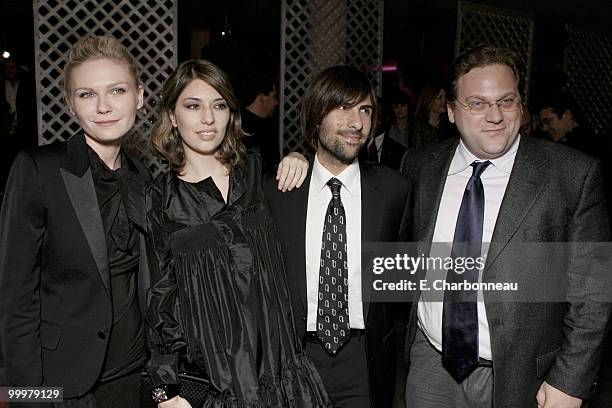 Kirsten Dunst, Director Sofia Coppola, Jason Schwartzman and Producer Ross Katz