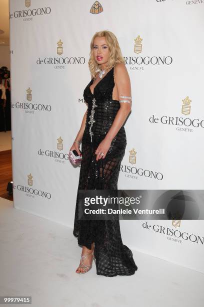 Valeria Marini attends the de Grisogono party at the Hotel Du Cap on May 18, 2010 in Cap D'Antibes, France.