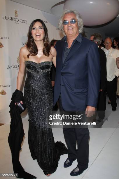 Flavio Briatore and Elisabetta Gregoraci attend the de Grisogono party at the Hotel Du Cap on May 18, 2010 in Cap D'Antibes, France.