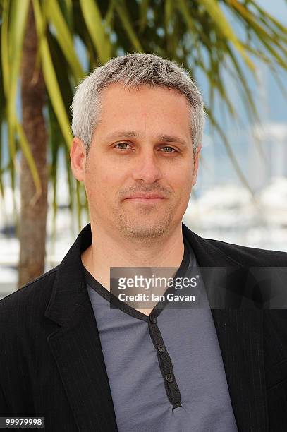 Jury Member Marc Recha attends the 'Jury Cinefondation' Photocall at the Palais des Festivals during the 63rd Annual Cannes Film Festival on May 19,...