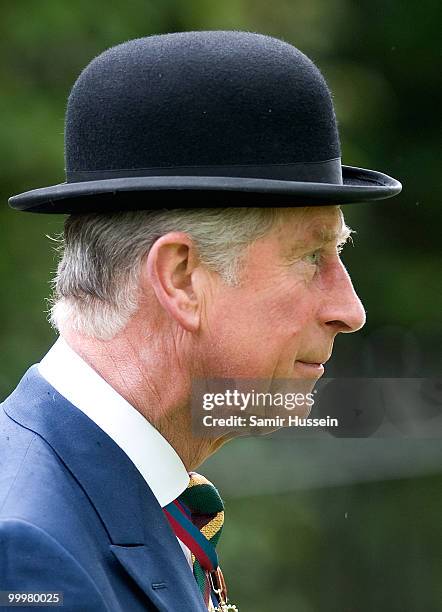 Prince Charles, Prince of Wales attends the Combined Cavalry Old Comrades Parade and Memorial Service in Hyde Park on May 9, 2010 in London, England.