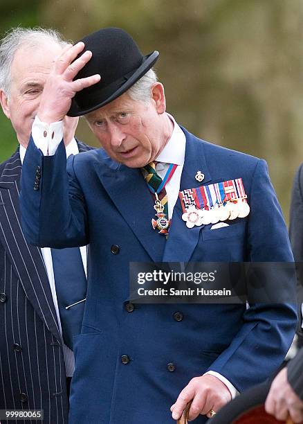 Prince Charles, Prince of Wales attends the Combined Cavalry Old Comrades Parade and Memorial Service in Hyde Park on May 9, 2010 in London, England.