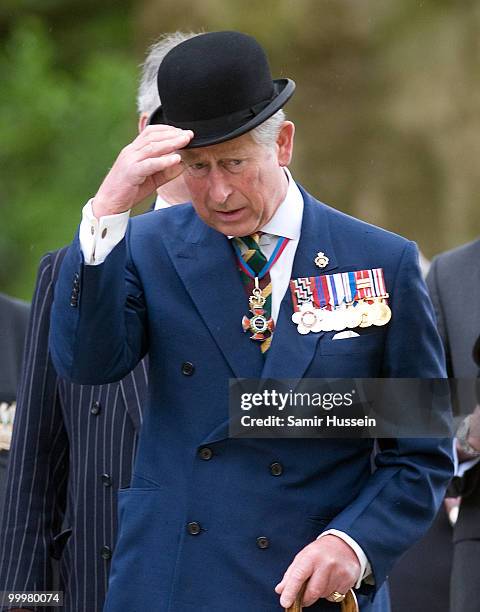 Prince Charles, Prince of Wales attends the Combined Cavalry Old Comrades Parade and Memorial Service in Hyde Park on May 9, 2010 in London, England.