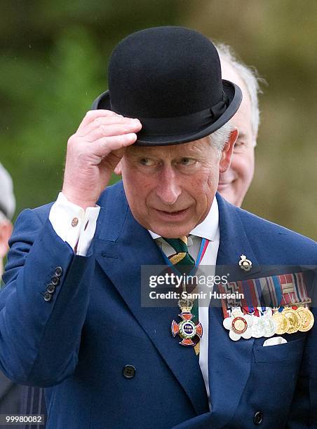 Prince Charles, Prince of Wales attends the Combined Cavalry Old Comrades Parade and Memorial Service in Hyde Park on May 9, 2010 in London, England.