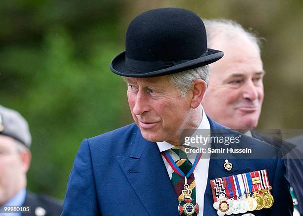 Prince Charles, Prince of Wales attends the Combined Cavalry Old Comrades Parade and Memorial Service in Hyde Park on May 9, 2010 in London, England.