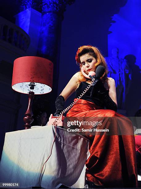 Paloma Faith performs at the Cheltenham Jazz Festival on May 3, 2010 in Cheltenham, England.