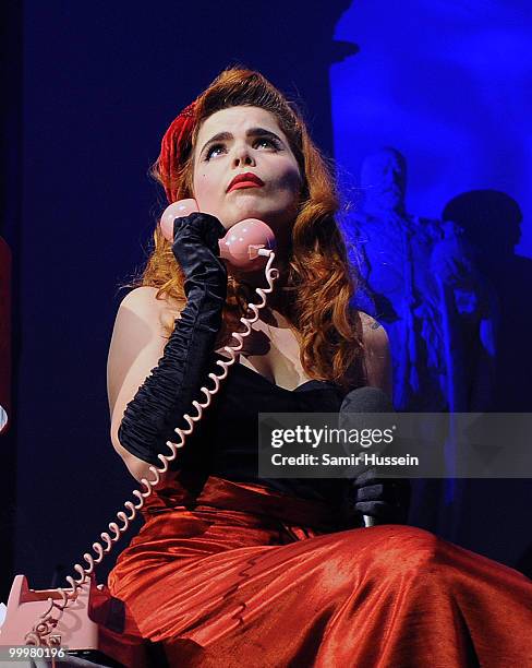 Paloma Faith performs at the Cheltenham Jazz Festival on May 3, 2010 in Cheltenham, England.