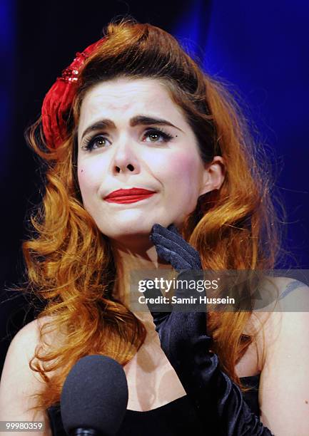 Paloma Faith performs at the Cheltenham Jazz Festival on May 3, 2010 in Cheltenham, England.