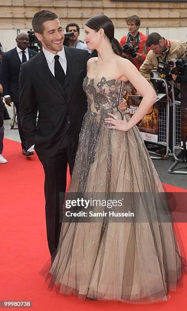 Jake Gyllenhaal and Gemma Arterton arrive at the world premiere of 'Prince of Persia: The Sands of Time', at the Vue Westfield cinema, on May 9, 2010...