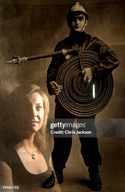 Christies employee looks at a photograph by Irving Pen at Christie's South Kensington on May 19, 2010 in London, England. The photograph will be...