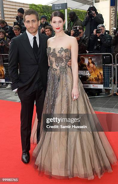 Jake Gyllenhaal and Gemma Arterton arrive at the world premiere of 'Prince of Persia: The Sands of Time', at the Vue Westfield cinema, on May 9, 2010...