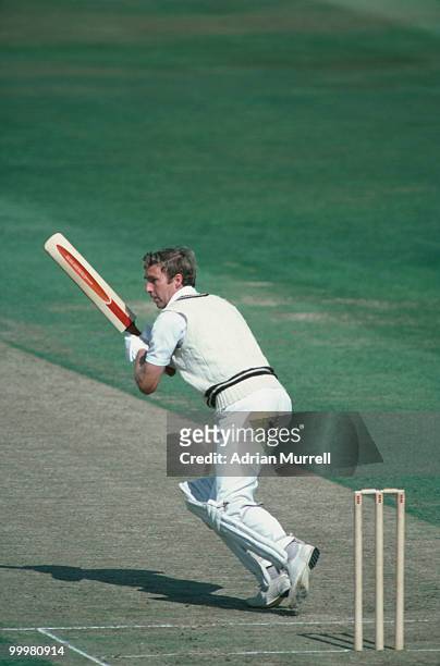 Surrey captain Roger Knight batting against Middlesex in the semi- final of the NatWest Trophy at Lord's, London, August 1982. Surrey went on to win...