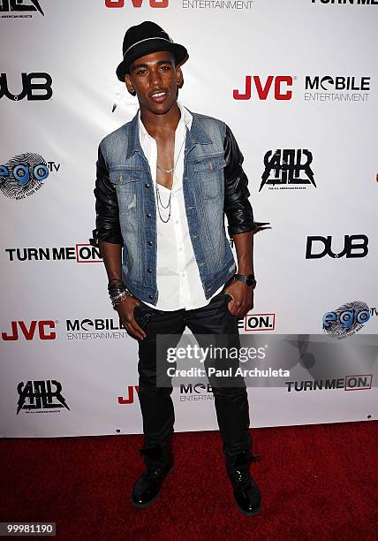 Actor Brandon Mychal Smith arrives at The All-American Rejects world premiere of "Turn Me On 3" at cinespace on May 18, 2010 in Hollywood, California.