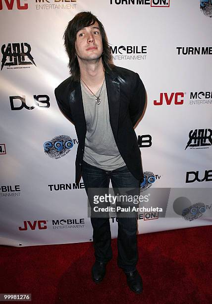Guitarist Nick Wheeler arrives at The All-American Rejects world premiere of "Turn Me On 3" at cinespace on May 18, 2010 in Hollywood, California.