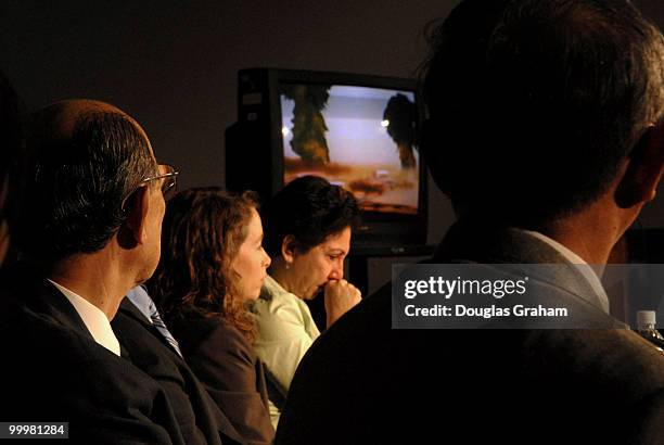 Reactions where strong to a graphic film clip of nuclear explosions during the Hiroshima/Nagasaki Peace Committee Discussion, "The Consequences of...