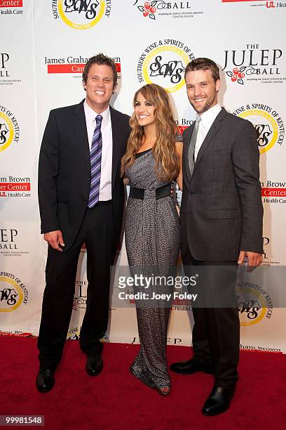 Television personality Bob Guiney,actress Chrishell Stause, and actor Jesse Spencer attend the 2010 Julep Ball at the Galt House Hotel & Suites Grand...