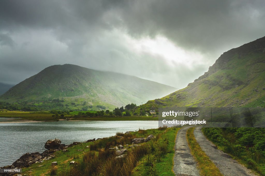 Landscape along the Ring of Kerry, Ireland