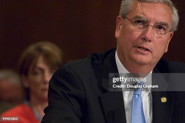 Administrator Stephen Johnson during the full committee hearing on the implications of the Supreme Court's decision regarding the EPA authorities...