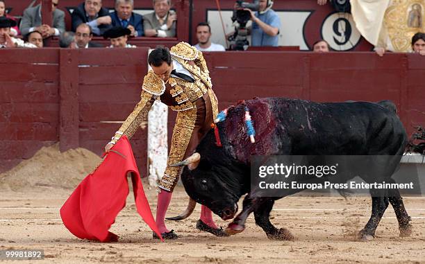 Matador El Cid in action during the San Isidro Fair Bullfight on May 18, 2010 in Madrid, Spain.