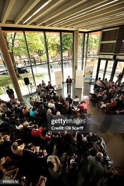 Nick Clegg, the Deputy Prime Minister, delivers a speech setting out the Government's plans for political reform at the City and Islington College on...