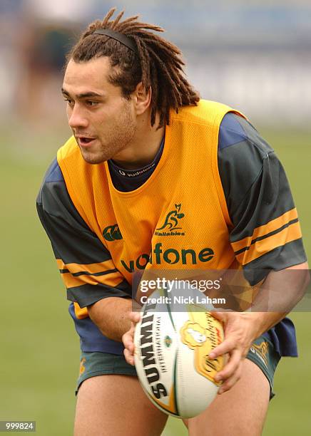 George Smith of the Wallabies in action during the Wallabies Training session held at T.G. Millner Field, Sydney, Australia. DIGITAL IMAGE Mandatory...