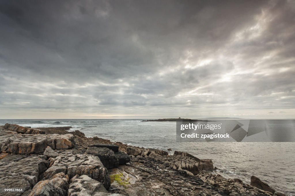Rocky coastline at Doolin, County Clare, Ireland