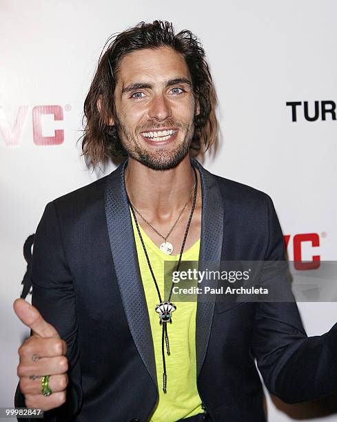 Singer Tyson Ritter arrives at The All-American Rejects world premiere of "Turn Me On 3" at Cinespace on May 18, 2010 in Hollywood, California.