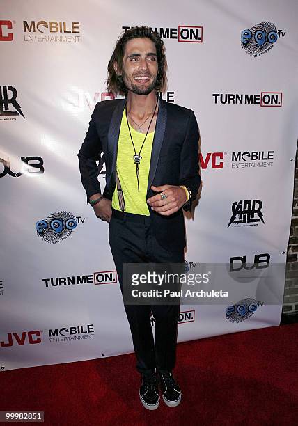 Singer Tyson Ritter arrives at The All-American Rejects world premiere of "Turn Me On 3" at Cinespace on May 18, 2010 in Hollywood, California.
