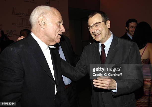 Richard Serra and Robert Ryman