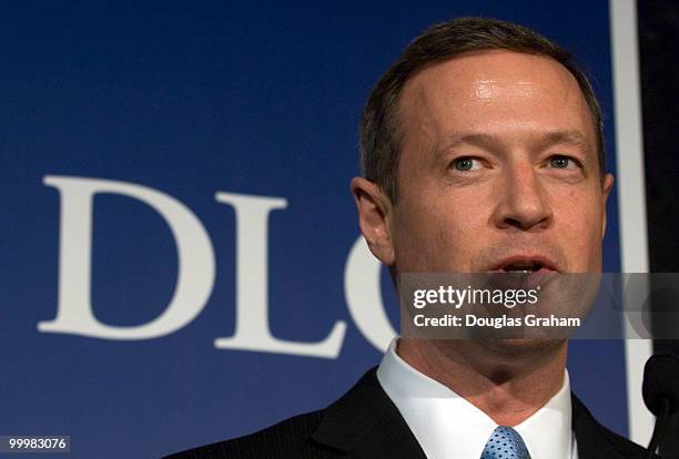 Martin O'Malley the Governor of Maryland introduces former Rep. Harold Ford Jr., D-Tenn. During his Inaugural speech as chairman of the Democratic...