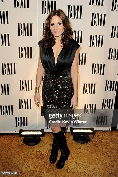 Songwriter Kara DioGuardi arrives at the 58th Annual BMI Pop Awards at the Beverly Wilshire Hotel on May 18, 2010 in Beverly Hills, California.