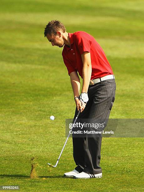 Daniel Seymour of Newbury Golf Centre plays a shot from the 7th fairway during the Glenmuir PGA Professional Championship Regional Qualifier at the...