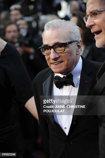 Director Martin Scorsese arrives for the screening of "Il Gattopardpo" presented during a special screening at the 63rd Cannes Film Festival on May...
