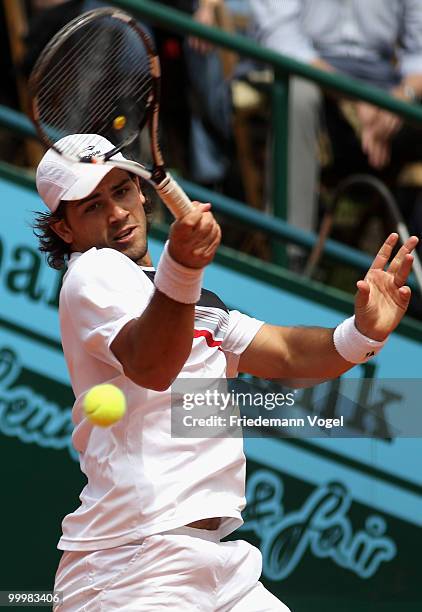 Eduardo Schwank of Argentina in action during his match against Andreas Beck of Germany during day four of the ARAG World Team Cup at the Rochusclub...