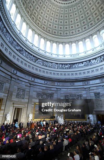 Dorothy Height Gold Medal Ceremony in the U.S. Capitol Rotunda.