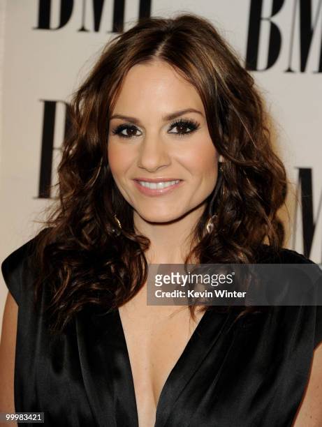 Songwriter Kara DioGuardi arrives at the 58th Annual BMI Pop Awards at the Beverly Wilshire Hotel on May 18, 2010 in Beverly Hills, California.