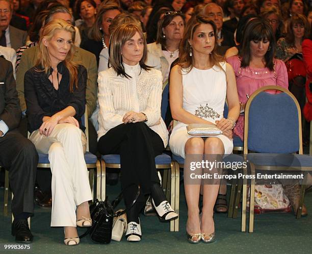 Patricia Rato, Paloma Segrelles and Paloma Cuevas attend the 'Young People On The 21st Century And The Bullfighting World' conference on May 18, 2010...