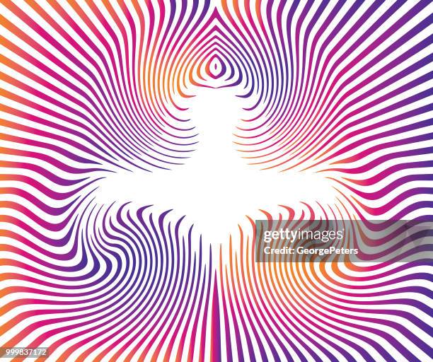 retro style sunburst vector background with swirls - george peters stock illustrations