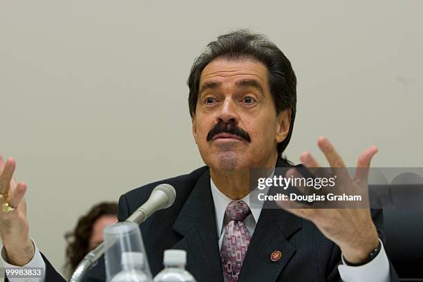 Chairman Jose Serrano, D-NY., questions GSA Administrator Lurita Doan during the General Services Administration Financial Services and General...