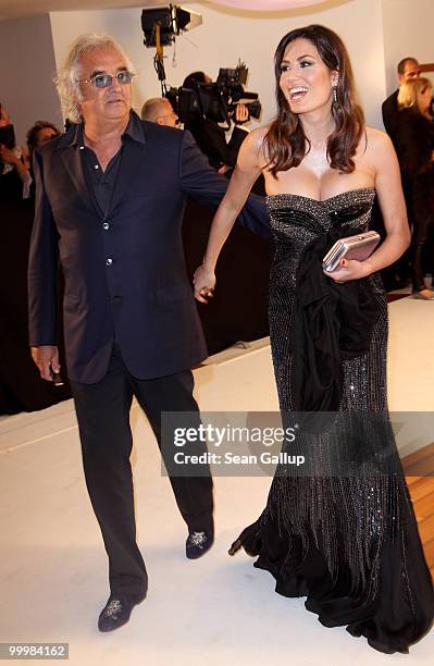 Flavio Briatore and Elisabetta Briatore attend the de Grisogono party at the Hotel Du Cap on May 18, 2010 in Cap D'Antibes, France.