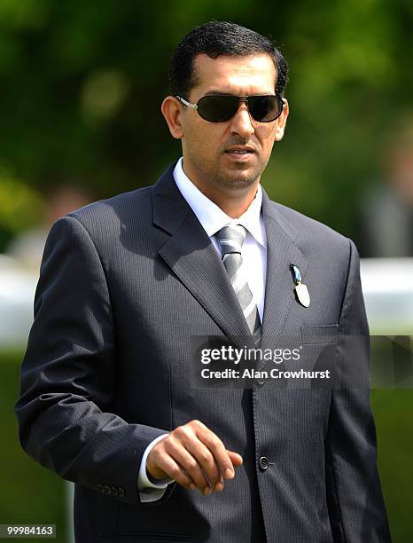 Trainer Mahmood Al Zarooni attends Goodwood racecourse on May 19, 2010 in Chichester, England