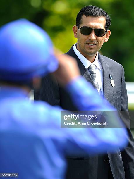 Trainer Mahmood Al Zarooni attends Goodwood racecourse on May 19, 2010 in Chichester, England