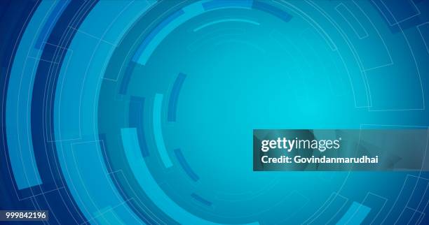 abstract blue background - light natural phenomenon stock illustrations