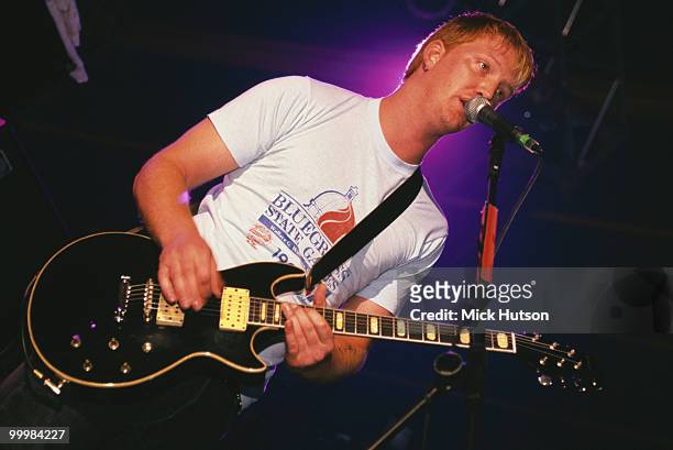 Josh Homme from Queens of The Stone Age performs live on stage at Reading Festival, Reading on August 26 2000