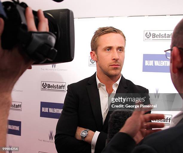 Actor Ryan Gosling attends the Blue Valentine After Party at Palais Stephanie during the 63rd Annual Cannes Film Festival on May 19, 2010 in Cannes,...