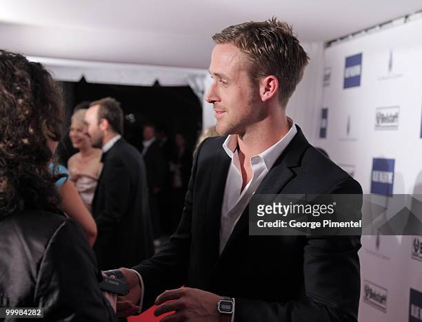 Actor Ryan Gosling attends the Blue Valentine After Party at Palais Stephanie during the 63rd Annual Cannes Film Festival on May 19, 2010 in Cannes,...