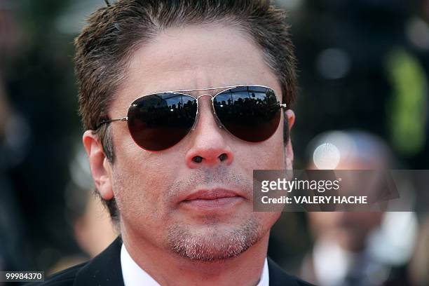Puerto Rican actor and member of the jury Benicio Del Toro arrives for the screening of "Il Gattopardpo" presented during a special screening at the...